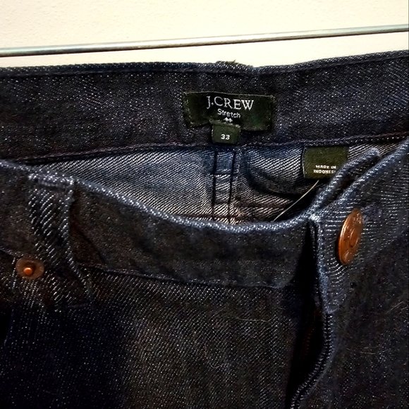 NWT JCrew Toothpick Jeans, 33, Dark Wash - Picture 6 of 6